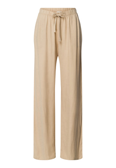 Urban Casuals Linen Blend Drawstring Pants | Iced Cappuccino 78537-2846